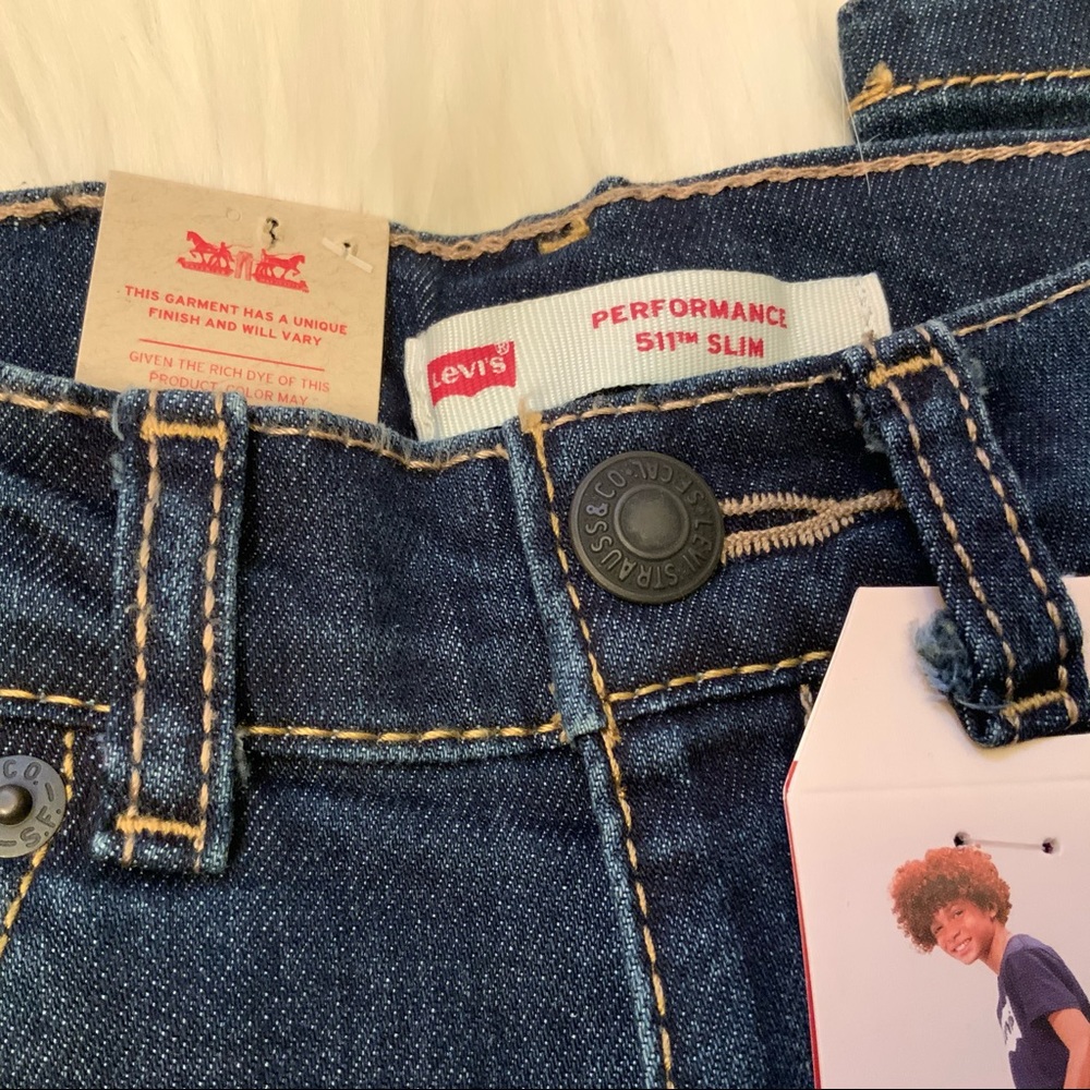 Levi’s 511 Slim Jeans - NWT- Boys Size 4 - Picture 8 of 16